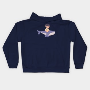 Extraordinary attorney woo young woo whale Morcaworks Kids Hoodie